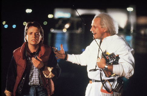 Back to the Future 1985 Zemeckis Michael J Fox stars as Marty McFly